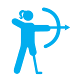 stick-figs-blue-squares-centered_Outdoor-Explorer_Archery-Girl-150x150